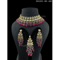 Polki kundan choker Necklace,Rajsathani jewelry,Rajwada Haar,Indian jewelry,Sabyasachi wedding jewelry,wedding set,kundan necklace combo
