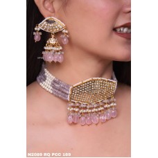 Meena Kundan choker, Rajsathani jewelry,Rajwada Haar, Indian jewelry, sabyasachi wedding necklace,engagement & wedding set
