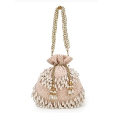 Beautiful Heavy potli with pearl hangings, bridal Style Potli Bag For Women, Bridal Handbag ,party handbag, gift for her,embroidery potlis