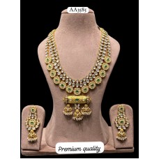 Polki kundan gold polish rajwadi Necklace/Uncut polki Necklace/polki kundan engagement jwel/Statement necklace/Sabyasachi jewelry
