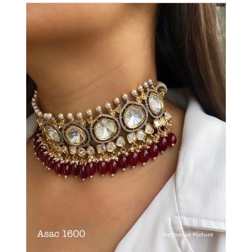 Carving stone choker, Rajsathani jewelry, Rajwada Haar, Indian jewelry, Sabyasachi wedding necklace, engagement jewelry