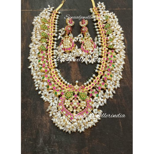 Pachi kundan necklace,Kundan Necklace,Rajsathani jewelry,Rajwada Haar,indian jewelry,Sabyasachi wedding necklace,kundan long necklace