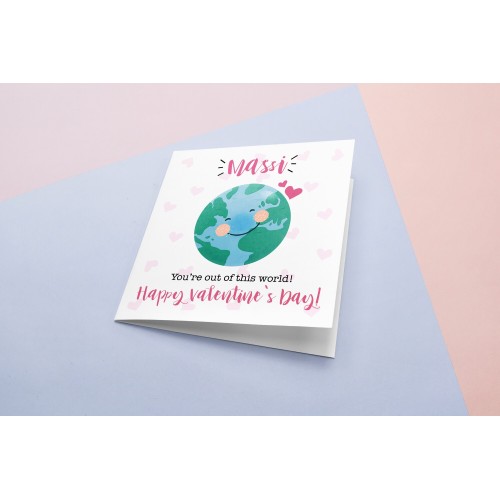 Best Massi Valentine's Day | Whole wide world | Card for Auntie | Pua | Thai | Chachi | Nani | Punjabi Mother's Day | Birthday card