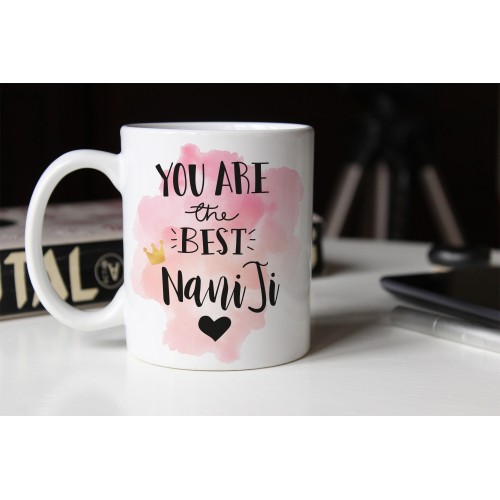 Punjabi Nani Ji, Mum, Mummy, Mother's Day Mug 11oz. Mother's Day, Birthday Gift Microwave Dishwasher Safe. Premium Coated