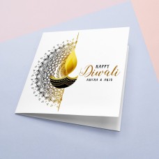 Happy Diwali | Diwali greeting card | Festival of light | Personalised hand finished