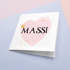 Massi card | Card for Auntie | Pua | Thayi | Chachi | Nani | Punjabi card | Mother's Day | Birthday card for Massi