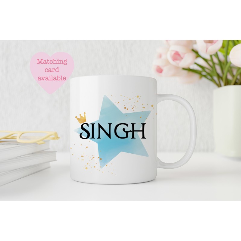 Singh mug gift | Sikh mug | Punjabi mug Mug 11oz. Birthday Gift Microwave Dishwasher Safe. Premium Coated