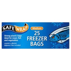 Safewrap Freezer Bag Med 25S