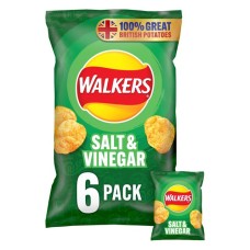 Walkers salt & Vinegar 6 Pack