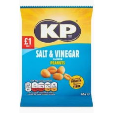 KP Salt & Vinegar Peanuts 65G
