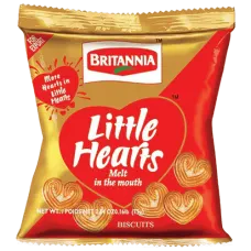 Britannia Little Hearts 75G