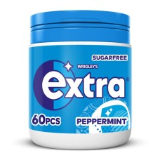 Wrigley's Extra Peppermint Gum Bottle 60Pc