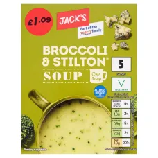 Jack's Broccoli & StiLon Cup Soup 5 X 24G