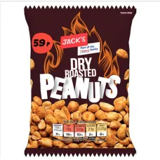 Jacks Dry Roasted Peanuts 55G