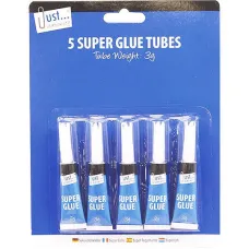 Just Station Super Glue 5 Tubes