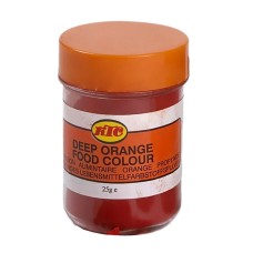 KTC Deep Orange Food Colour 25G