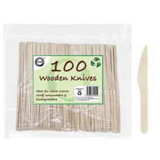 Wooden Knives Pack 100Pc