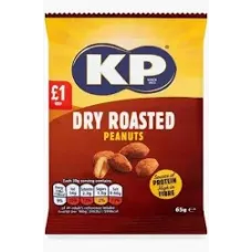 KP Dry Roasted Peanuts 65G