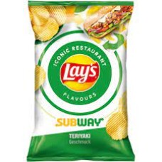 Lays Subway Teriyaki Crisps 150g