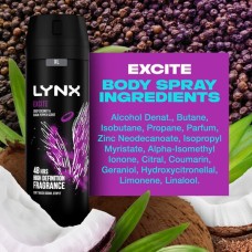 Lynx Excite Deodorant Bodyspray