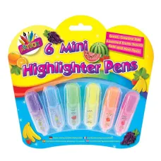 Artbox 6 Mini Highlighter Pens