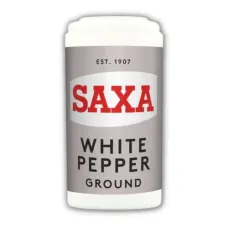 Saxa White Pepper 25G