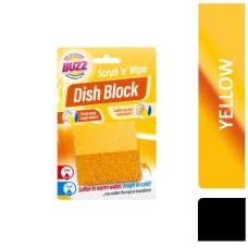 Scrub & Wipe Dish Block