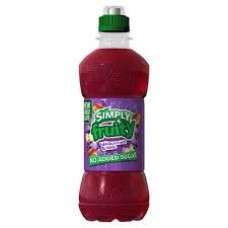 Simply Fruity Blackcurrant and Apple 330ml