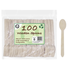 Wooden Spoons Pack 100Pc