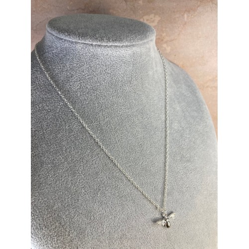 Queen Bee Necklace (ST400)(Silver)