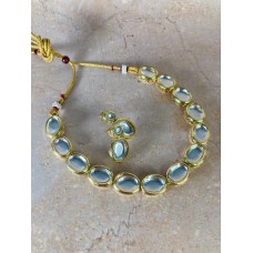 Saboor Gold Plated Kundan Set (ST724)