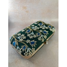 Ivy (Rectangle Clutch)(Green) (ST282)