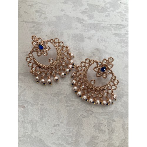 Radha Rose Gold Earrings (ST779)