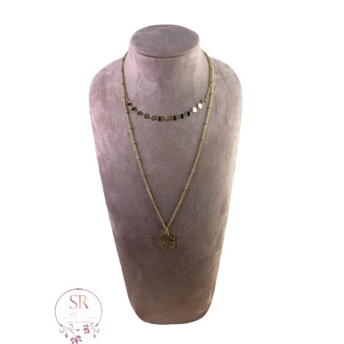 Valerie Double Layered Necklace (ST076)