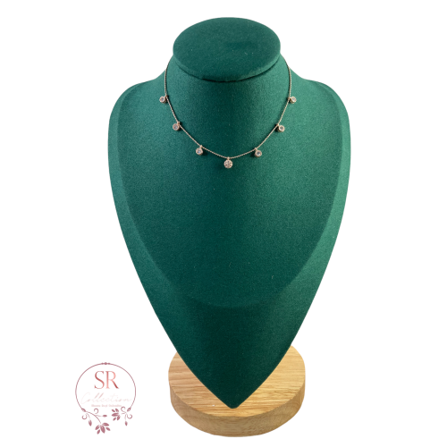 Olive Choker Necklace (ST081)