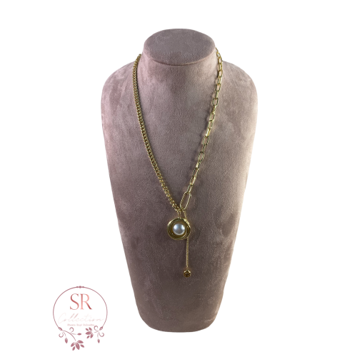 Rowan Pearl Pendant Necklace (ST084)