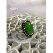Bibi Oxidised Ring (ST093) Green