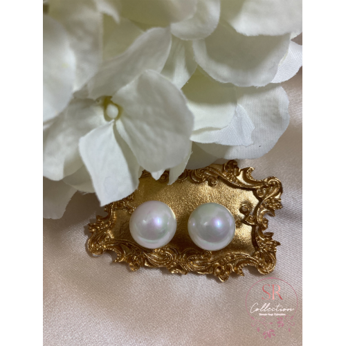 Ali Pearl Stud Earrings (ST051)