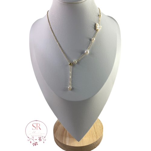 Nori Delicate Pearl Necklace (ST077)