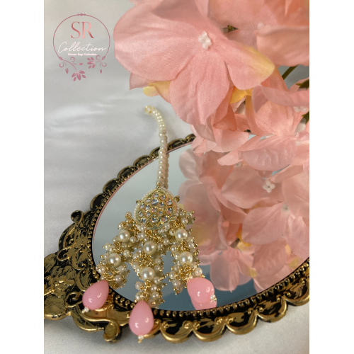 Ashvi Pink Kundan Tikka (ST178)