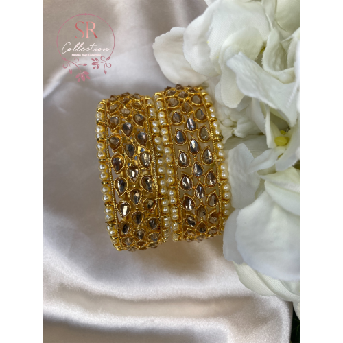 Sona Kundan Bangles (ST165)