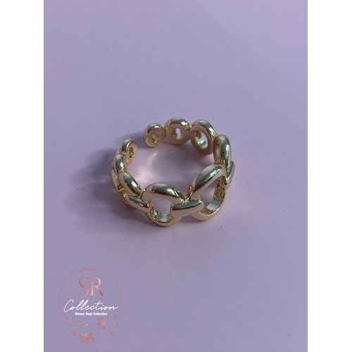 Zara Circle Linked Ring (ST065)