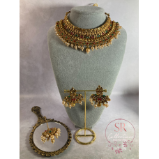 Esha Gold Plated and Kundan Set (ST159)