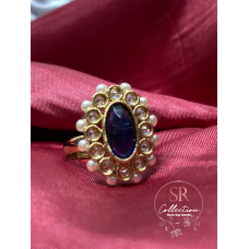 Zoya Antique Ring (ST006) Blue