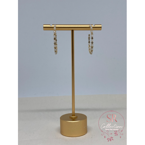 Luna Pearl Hoop Earrings (ST019)