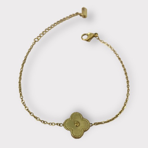 Gold Clover Bracelet (ST769)