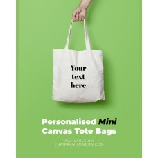 Personalised Mini Canvas Tote Bag