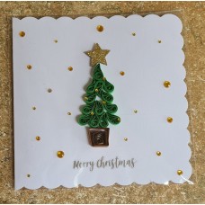 Quilled Christmas Cards, Quilled Cards, Christmas Tree Cards, Christmas Cards, Cards to Gift.