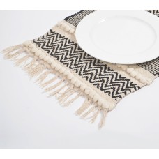 Monochrome Chevron Cotton Placemats (Set of 4)