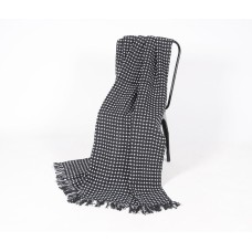 Handloom Monotone Tasselled Throw